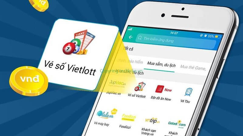 6- ViettelPay cũng hỗ trợ người dùng mua Vietlott trực tuyến